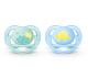 Philips AVENT Ultra Air Pacifier Contemporary Decos Blue and Green 2 Pack